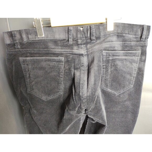Snover Navy Corduroy Chino Pants Men's Size 44 Soft Thick Durable - Picture 10 of 11